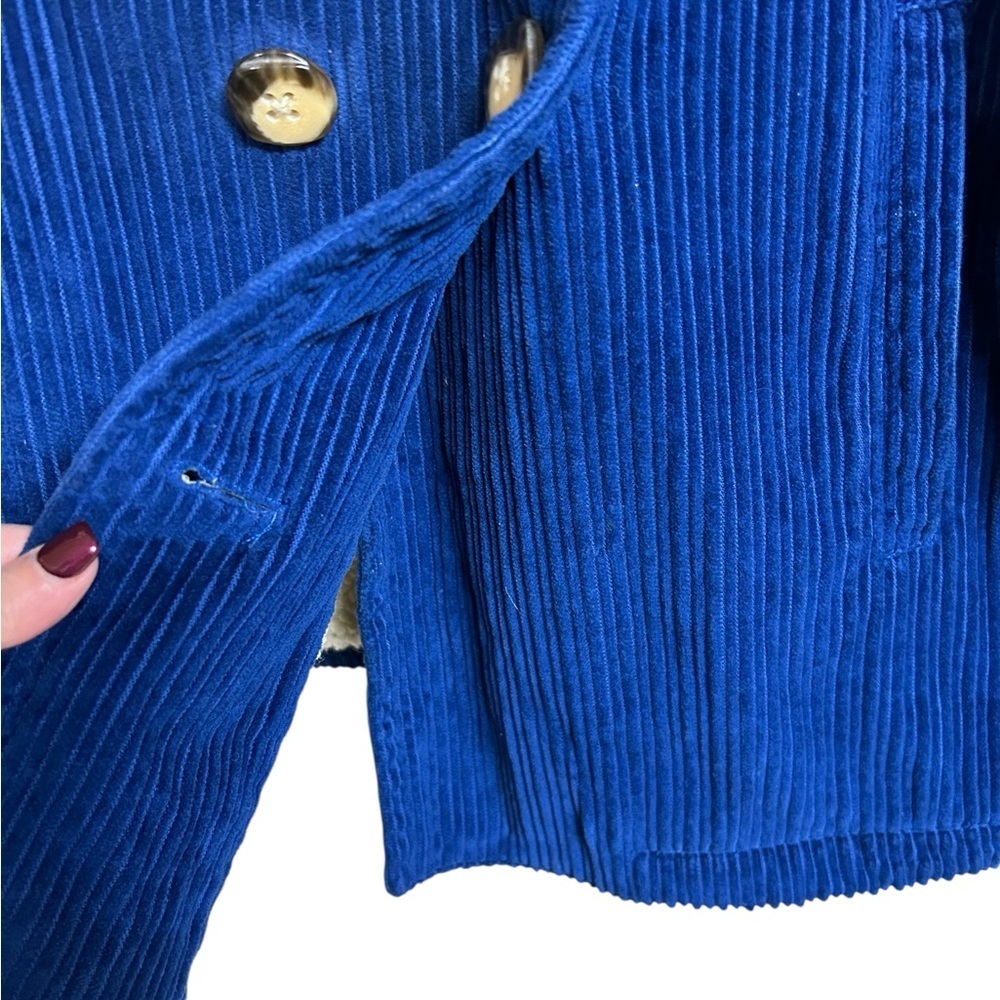 Hanna Andersson Women’s Corduroy Pea Coat Size Small - Picture 4 of 7